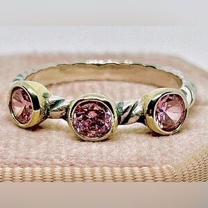Kay Jewelers Pink and Gold Ring